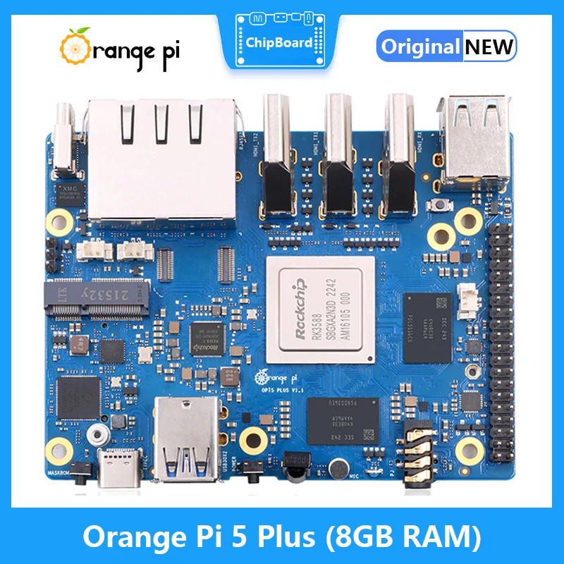 Orange Pi 5 Plus 16Gb - Scheda computer SSD esterna Wifi6-BT5.0 con