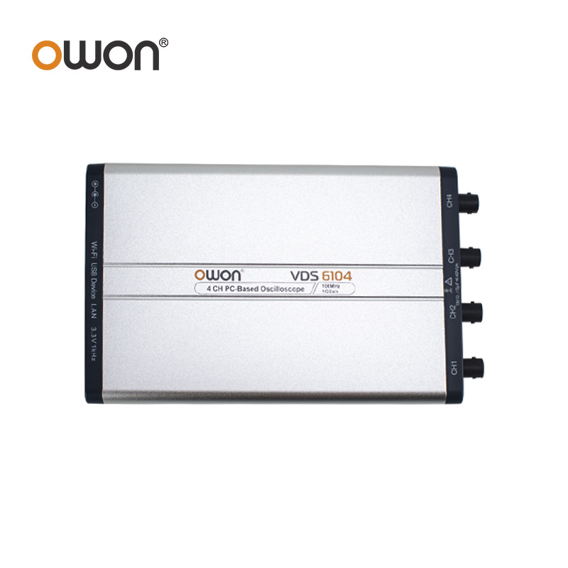 Digital Storage Oscilloscope 100Mhz 4Ch - OWON VDS6074 VDS6104 Oscilloscopio a memoria