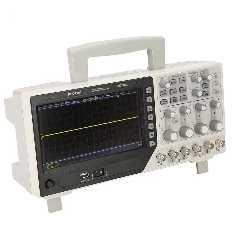 Digital Storage Oscilloscope 100Mhz 4Ch - Oscilloscopio Digitale a Memoria Hantek DSO4104C