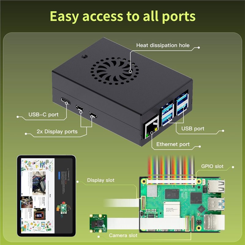 AS95-Kit di Avvio Irasptek per - Raspberry Pi 5 8Gb Kit recensione e prezzo