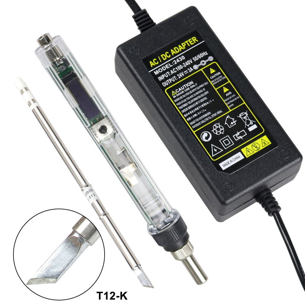 T12 Kit saldatore elettrico DC - Soldering Station T12 Oled recensione e prezzo