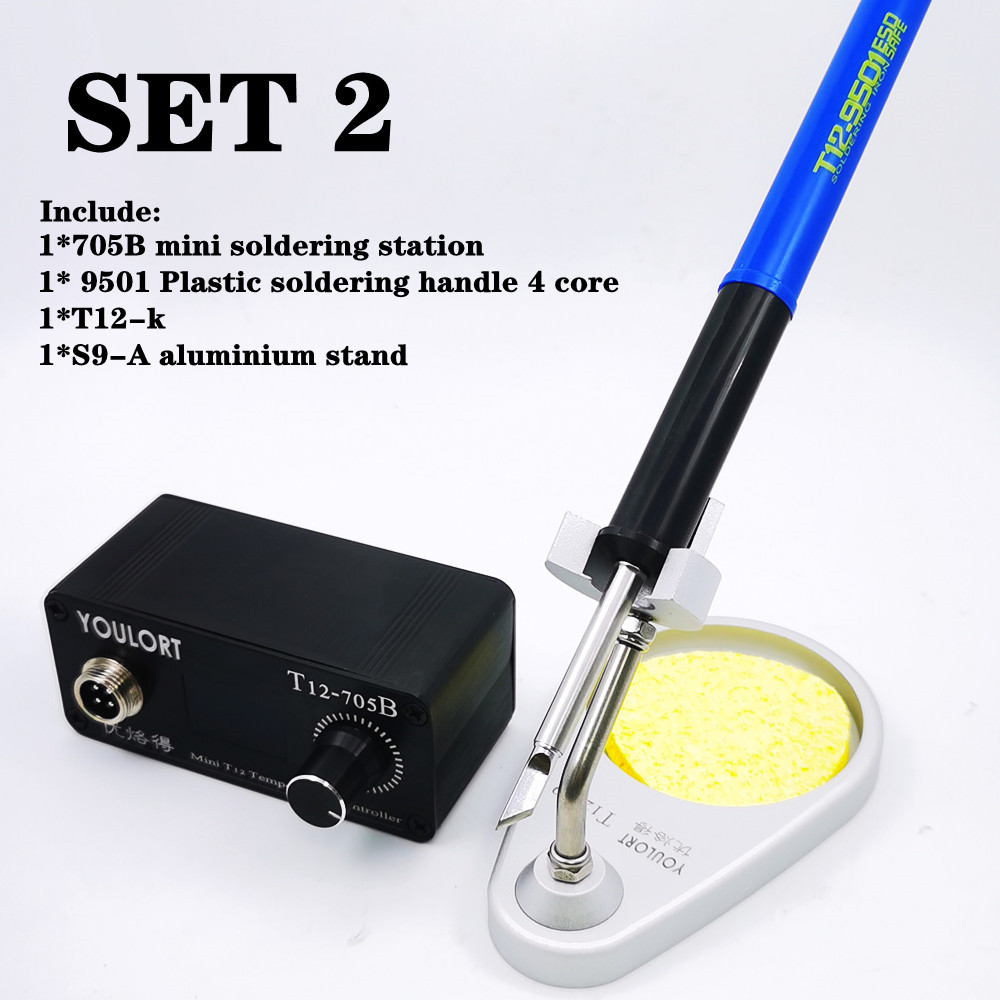 MINI T12-705B stazione di sald - Soldering Station T12 Oled recensione e prezzo