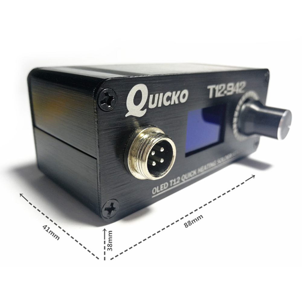 QUICKO MINI T12 STC OLED Stazi - Soldering Station T12 Oled recensione e prezzo