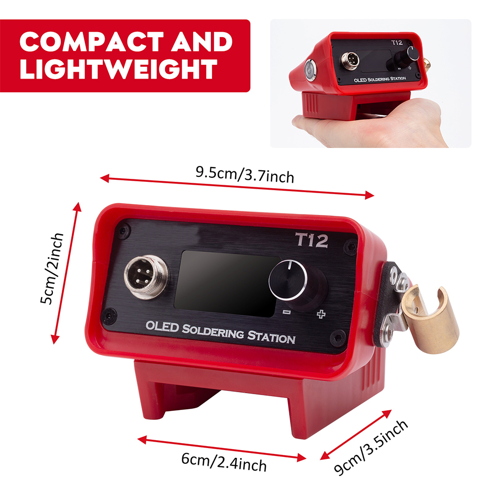 Stazione di saldatura regolabi - Soldering Station T12 Oled recensione e prezzo