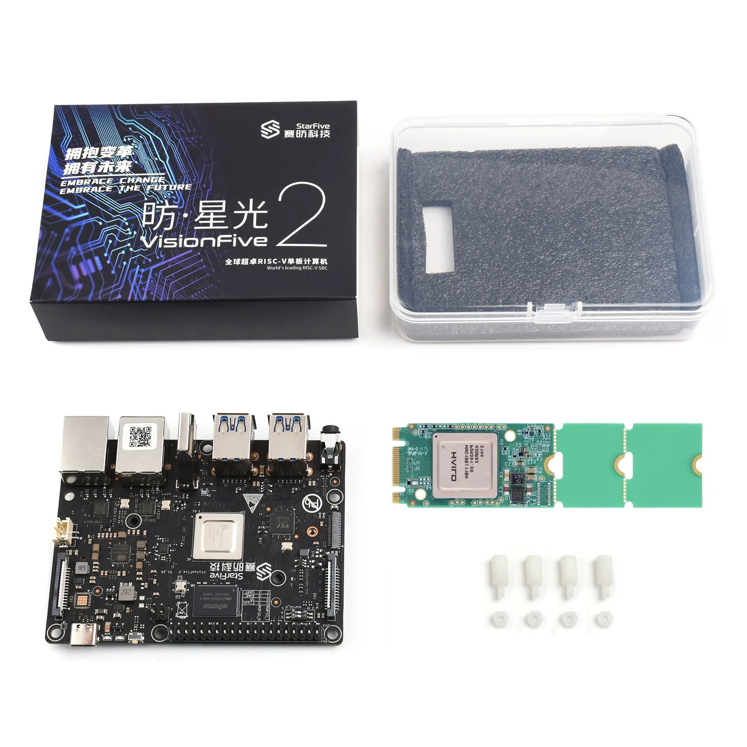 VisionFive2 8GB WiFi AI Kit, C - Raspberry Pi 5 8Gb Kit recensione e prezzo