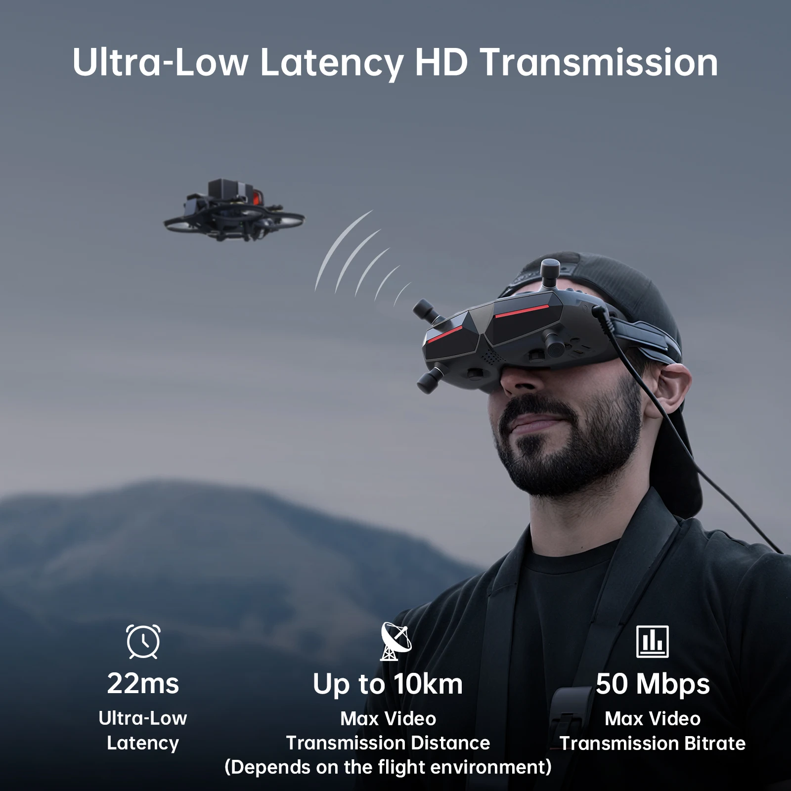 Occhiali FPV CADDXFPV Walksnai - Fpv Goggles Avatar Hd Receiver recensione e prezzo