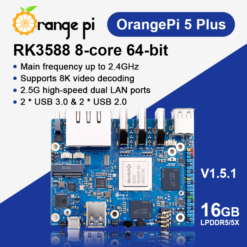 AvaCore Orange Pi 5 Plus 16GB  - Orange Pi 5 Plus 16Gb recensione e prezzo