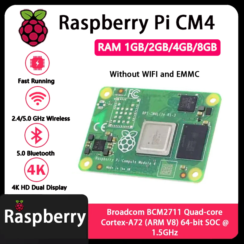 Raspberry Pi CM4 1GB/2GB/4GB/8 - Raspberry Pi Compute Module 4 8Gb 32Gb recensione e prezzo