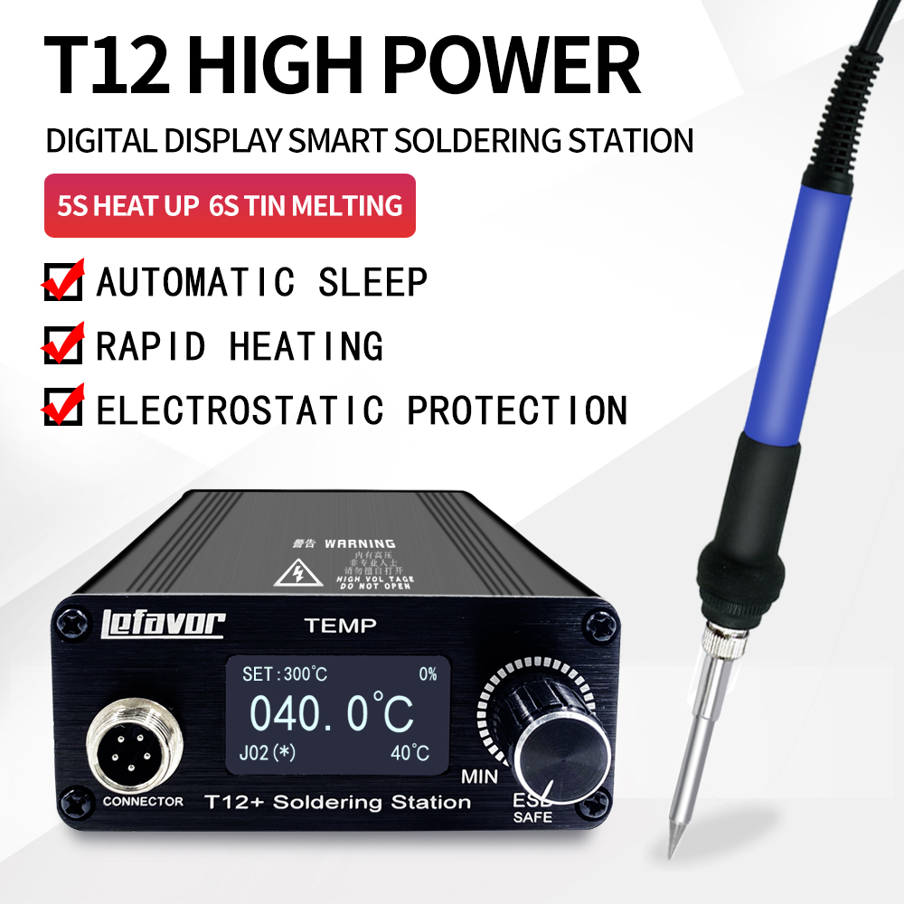 Stazione di saldatura T12 + Sa - Soldering Station T12 Oled recensione e prezzo